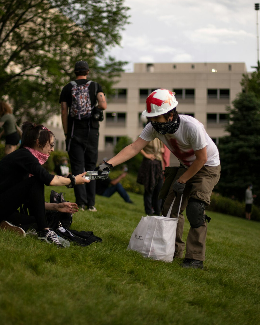 community tree planting event
