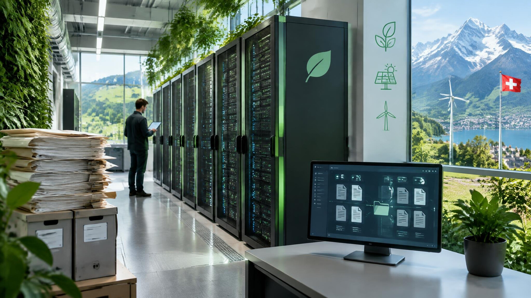 eco friendly server room